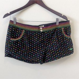 Roxy Shorts Colorful  Poka Dots Y2K